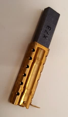 Kohlebürste mit Messinghalter (11x6,2mm)