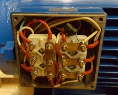 Drehstrommotor für Lüfterantrieb (2Drehzahlen)