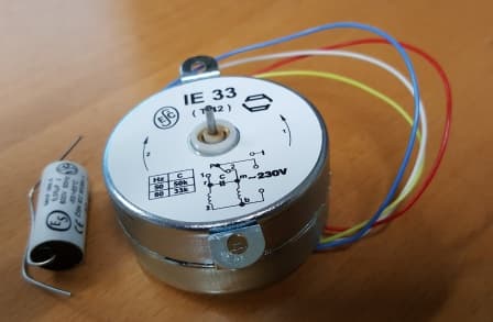 Synchronmotor 2Drehrichtungen 230V 300Umin